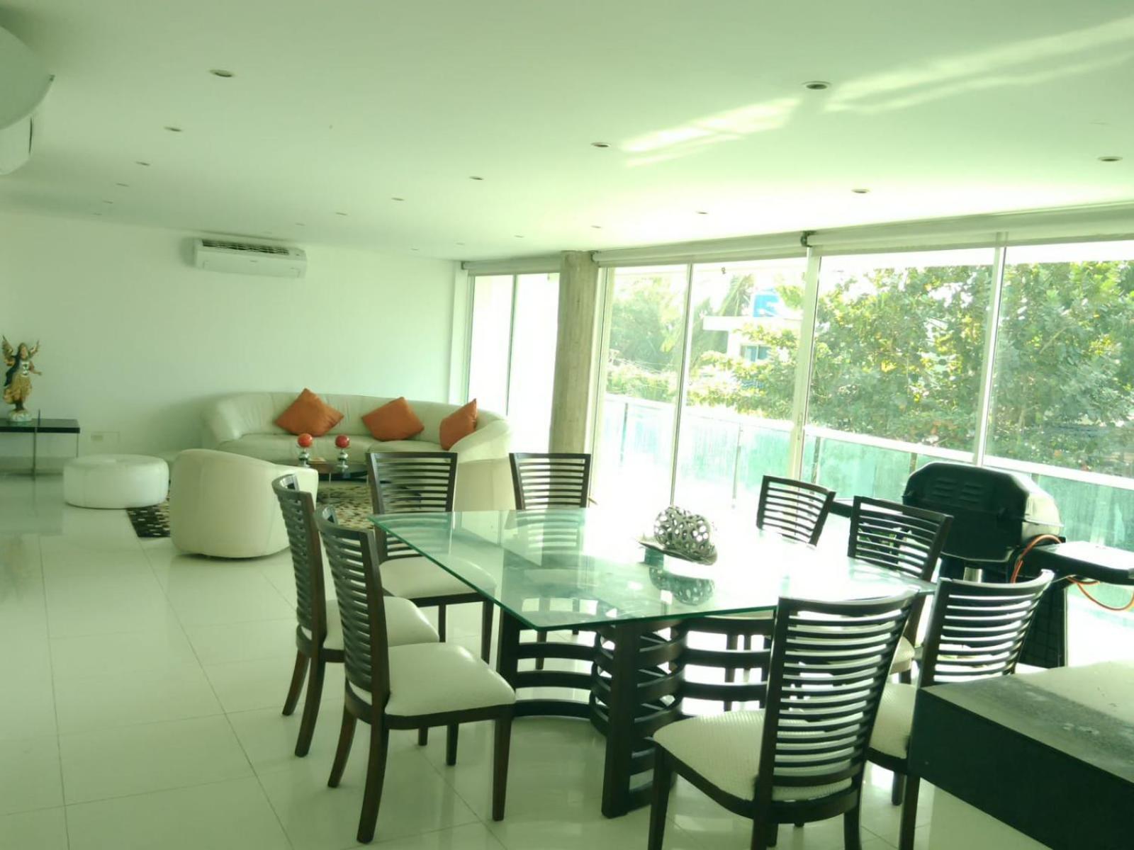 Апартаменты Apartamento Luxury Azul Beach La Boquilla Картахена Экстерьер фото